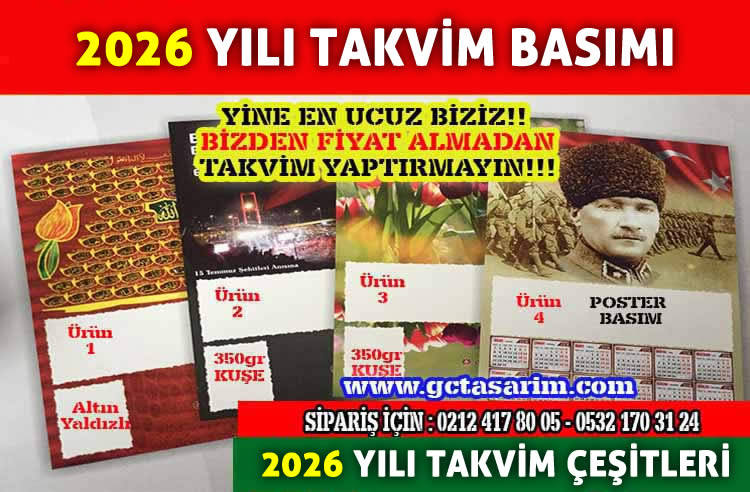 2026 Takvim Baskı