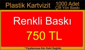 plasstik kartvizit fiyatları