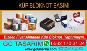 küp bloknot basımı
