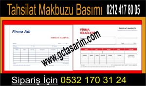 tahsilat makbuzu basımı