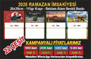 En Ucuz İmsakiye Modelleri