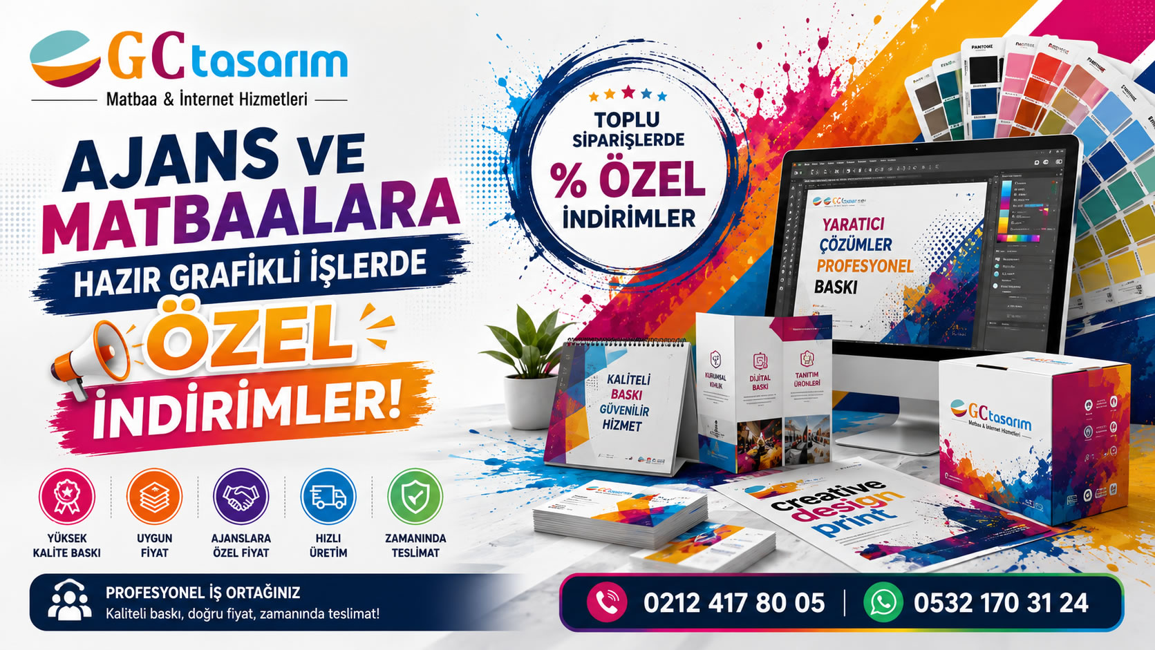 GC TASARIM, Matbaa, Katalog, Baskı Merkezi