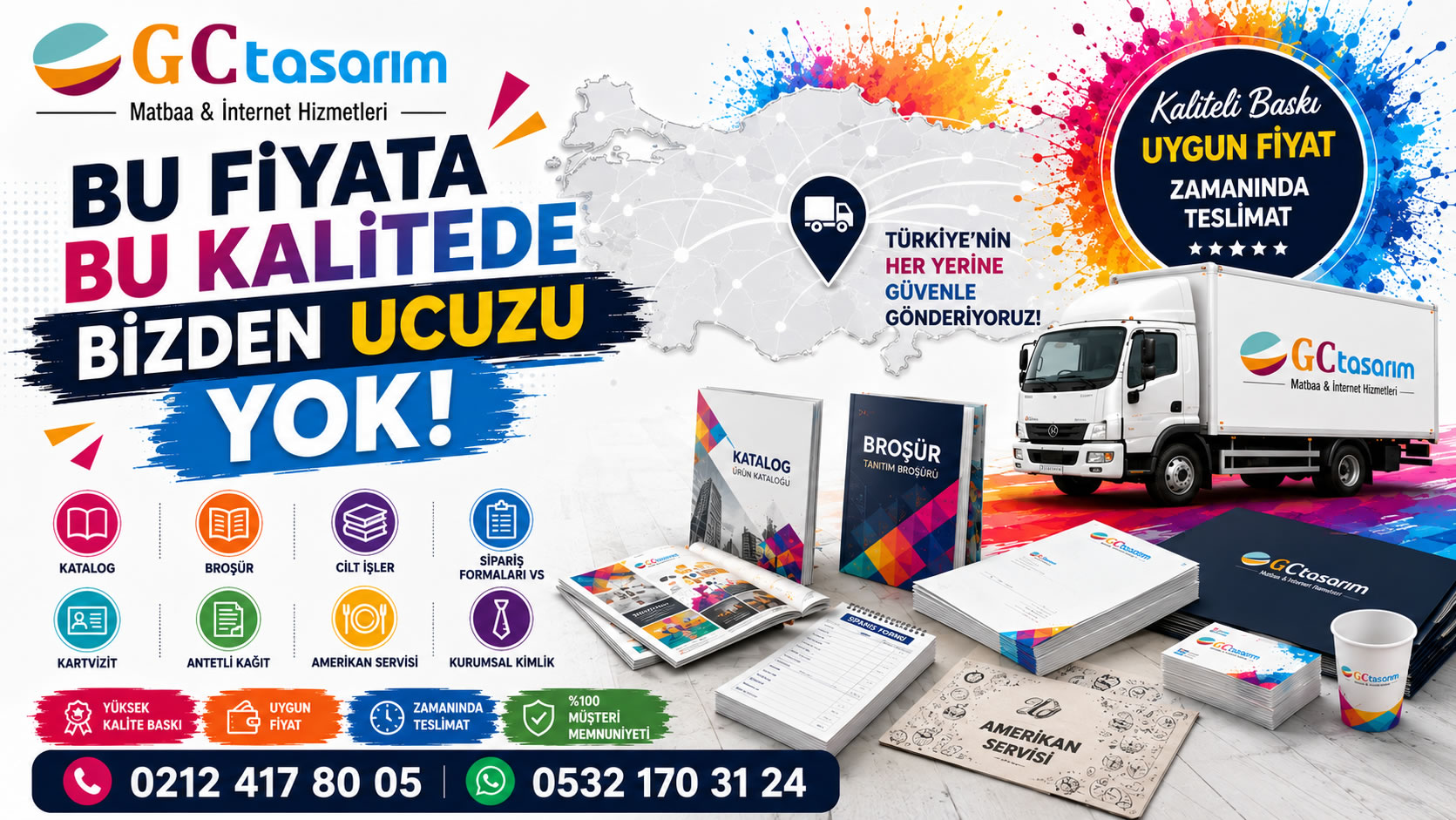 GC TASARIM, Matbaa, Katalog, Baskı Merkezi
