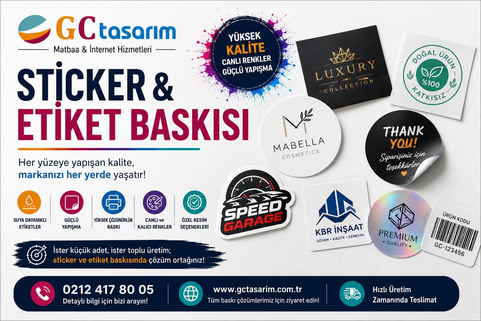 Sticker ve Etiket Baskı