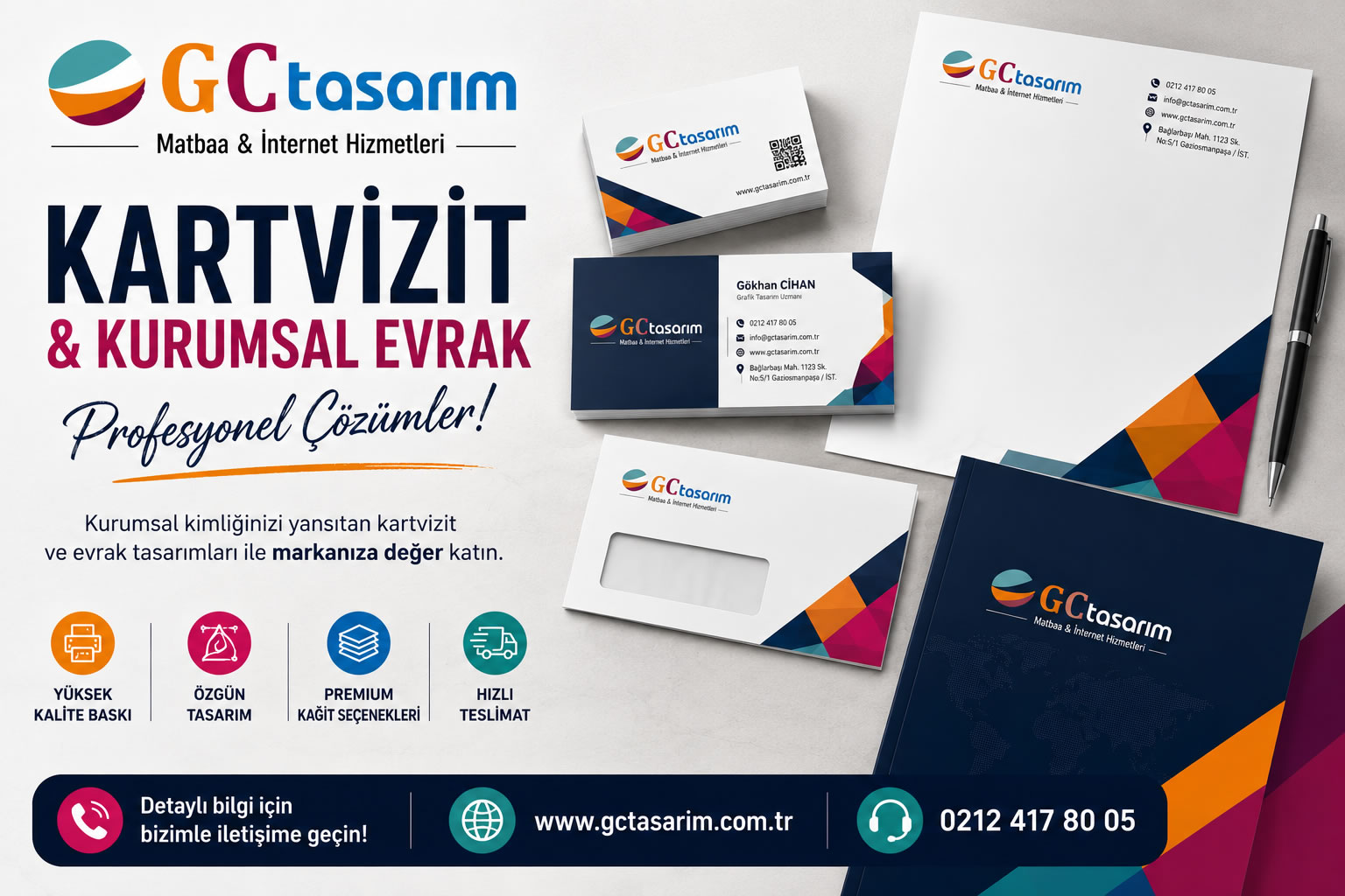 Kartvizit ve Kurumsal Evrak