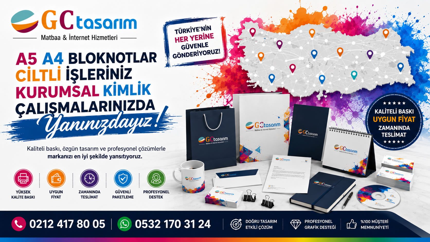 GC TASARIM, Matbaa, Katalog, Baskı Merkezi